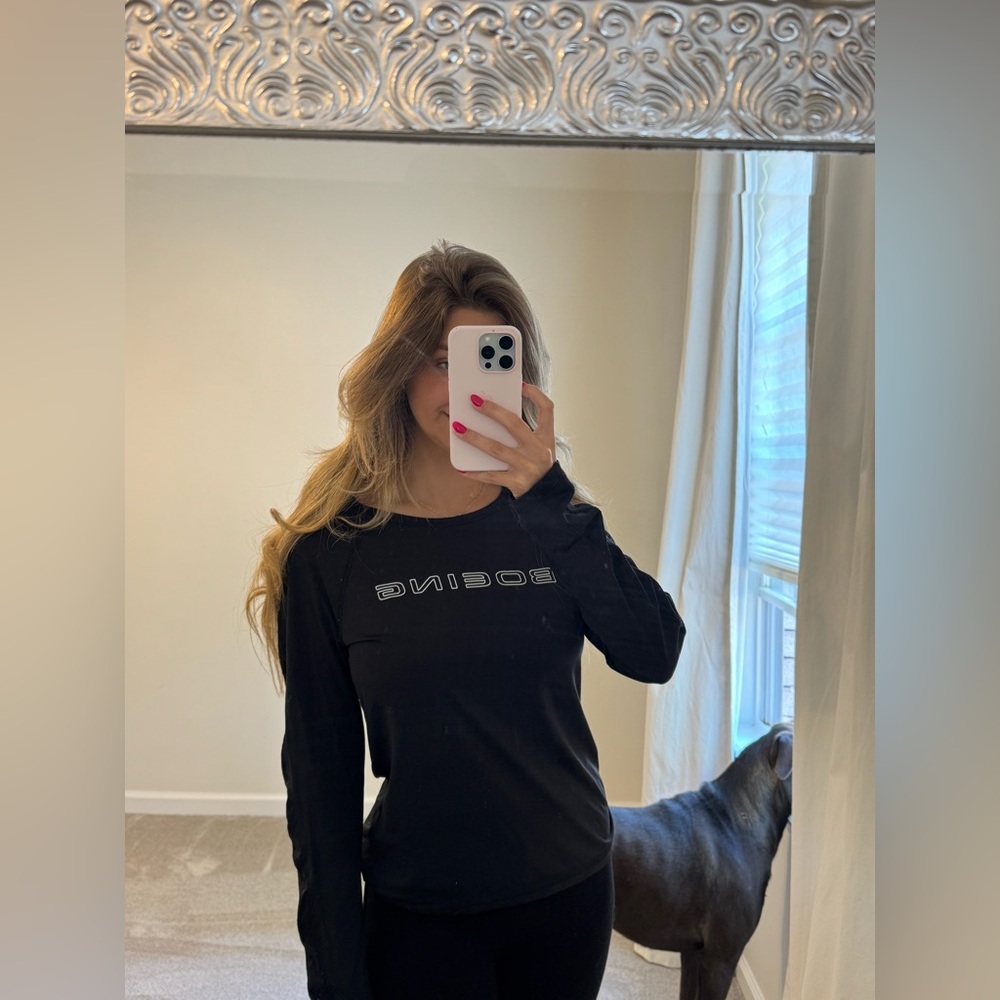 Women's Boeing Black Long Sleeve Top